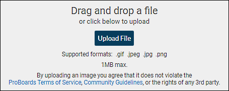 upload image box